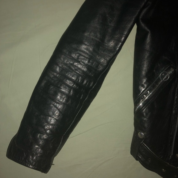 Black Brook Leather Sportswear Jacket - Picture 4 of 6